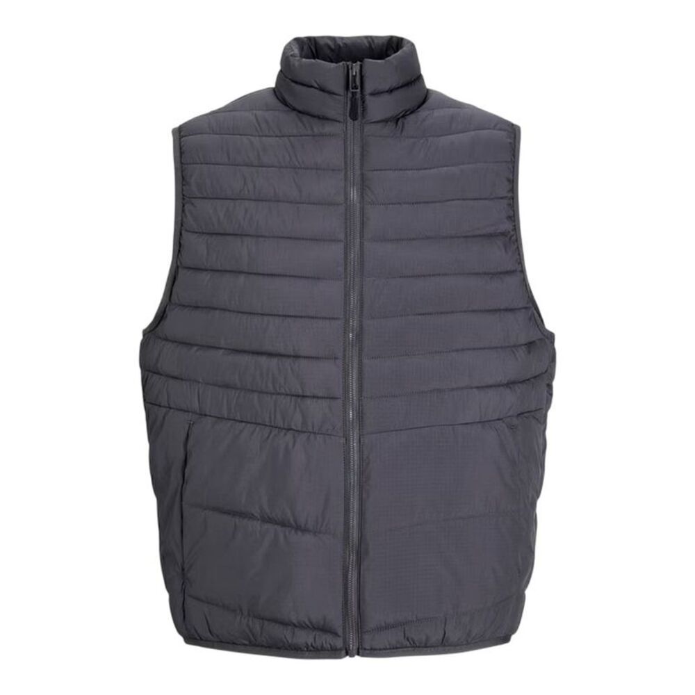 Jack And Jones Mens Estate Quilted Vest / Asphalt